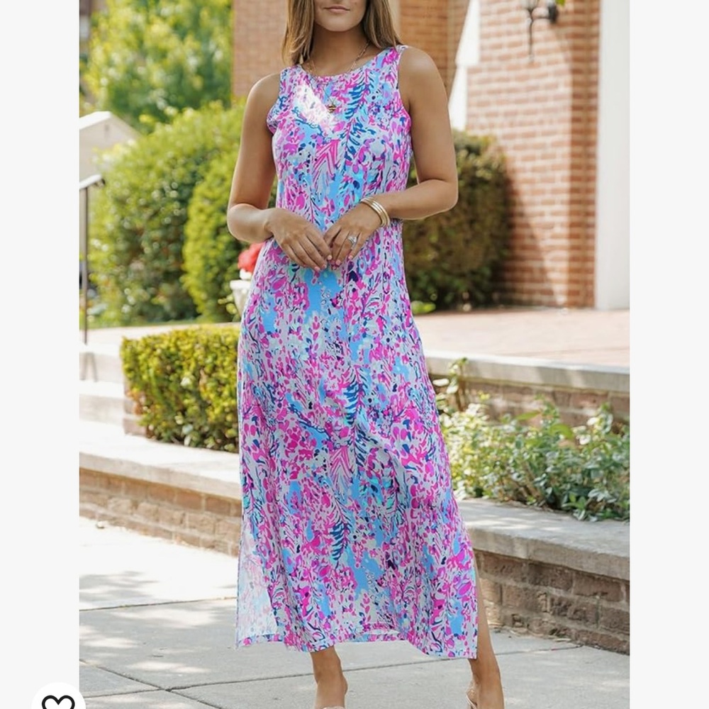 Boutique Paisley Print Maxi Dress - Picture 2 of 5